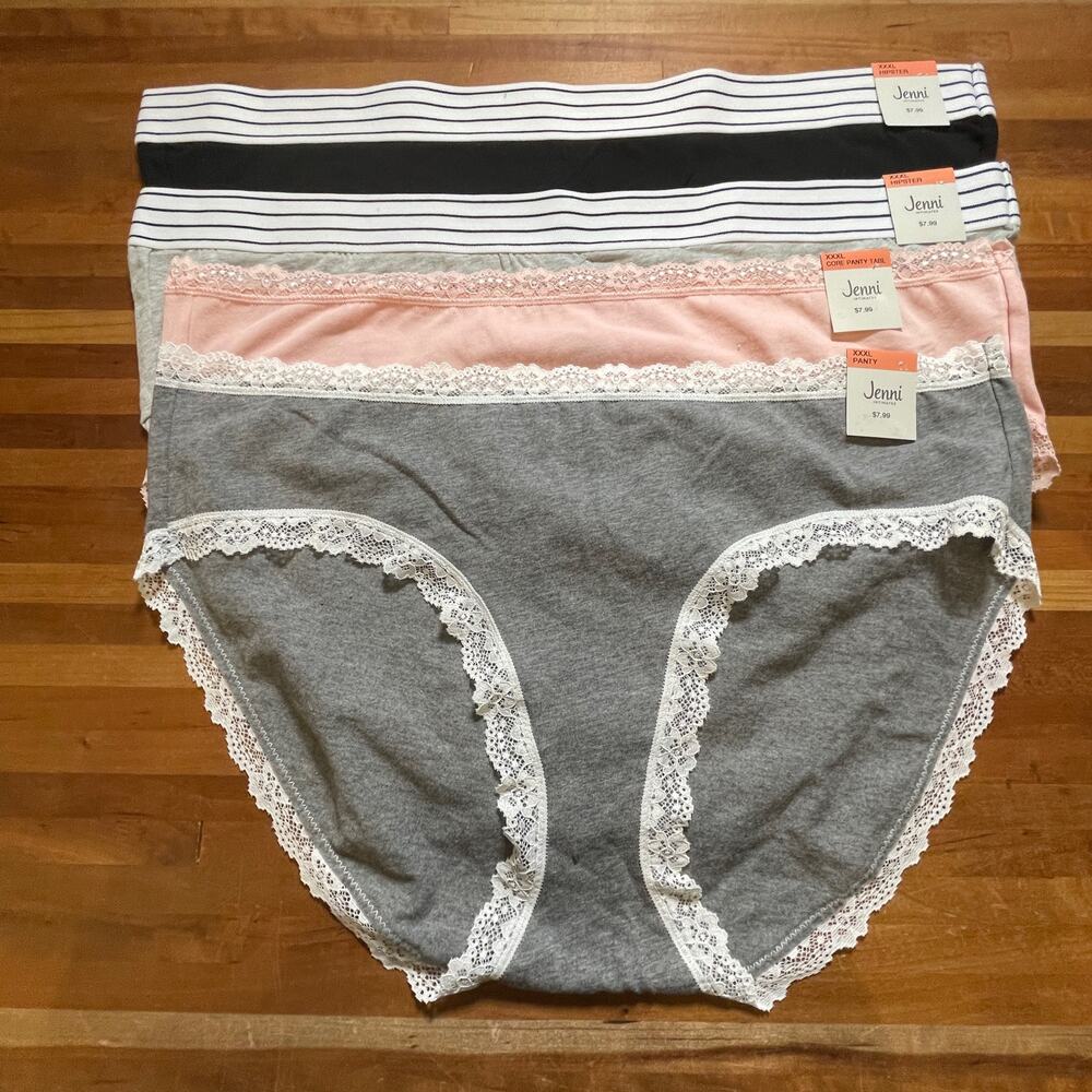Jenny Cotton hipster panty pack of 4  XXL